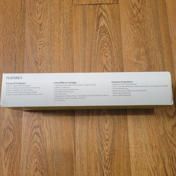 NWT Dash Camera DOD RX8W - Picture 3 of 11